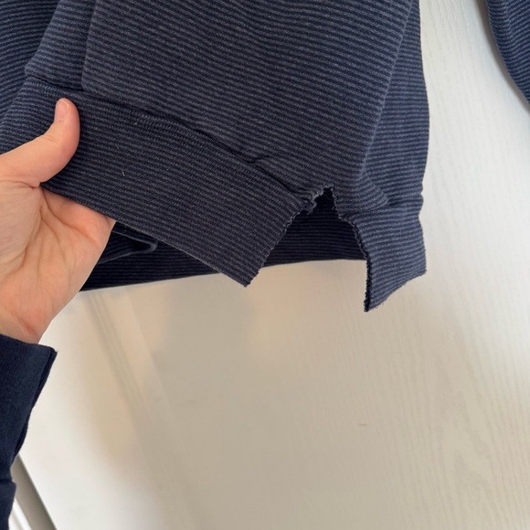 Vintage Alaska Spellout Striped Crewneck Pullover Sweatshirt Suttons Sportswear - Picture 5 of 7